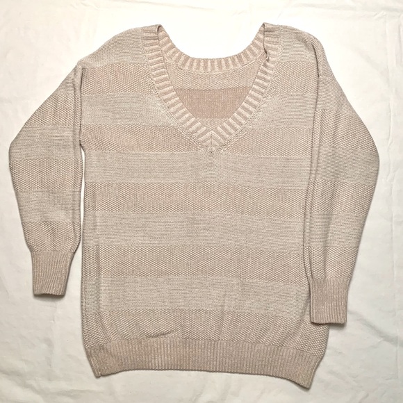 BCBGeneration Low Back Medium Beige Sweater - Picture 3 of 4